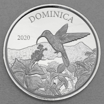 Silbermünze 1oz "Hummingbird" 2020 Eastern Caribbean 8 (Dominica)