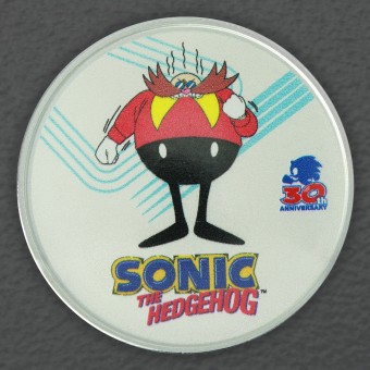 Silbermünze 1oz "Dr. Eggman" 2021 (koloriert) Sonic the Hedgehog 30th Anniversary (Niue)
