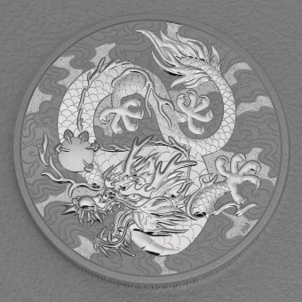 Silbermünze 1oz "Dragon" 2021 Chinese Myths & Legends (Australien)