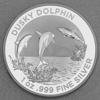 Silbermünze 1oz "Dusky Dolphin 2022" (RAM) 