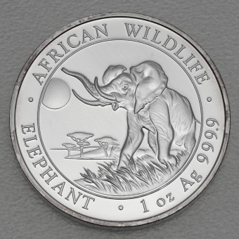 Silbermünze 1oz "Elefant" 2016 African Wildlife 19% (Somalia)