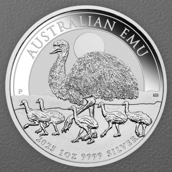 Silbermünze 1oz "Emu" 2025 (Australien)