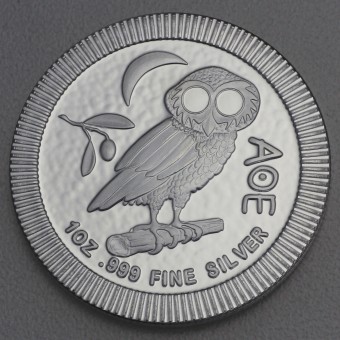 Silbermünze 1oz "Eule von Athen" (Niue) 
