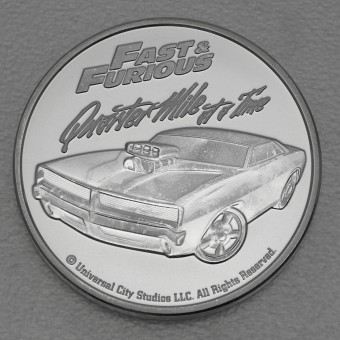 Silbermünze 1oz "Fast and Furious" 2023 Quater Mile at a Time (Samoa)
