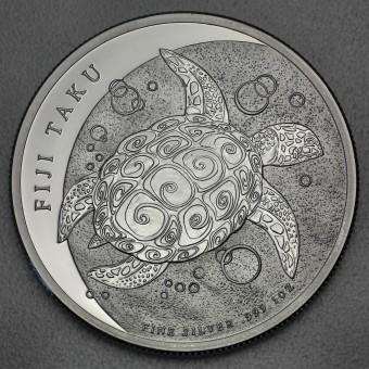 Silbermünze 1oz "Fiji Taku Turtle 2013"  