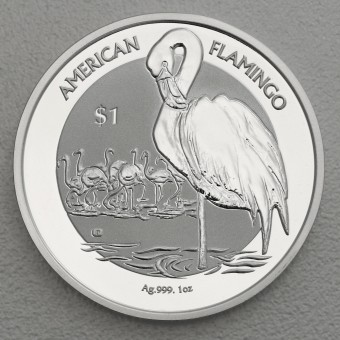 Silbermünze 1oz "Flamingo 2021" (Virgin Islands) 