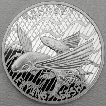 Silbermünze 1oz "Flying Fish-Hahave  2020" 