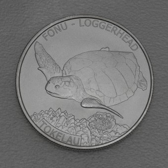 Silbermünze 1oz "Fonu-Loggerhead Turtle 2019" Territory of Tokelau