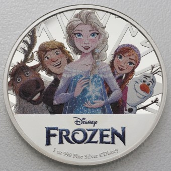 Silbermünze 1oz "Frozen" 2022 Disney (Niue)