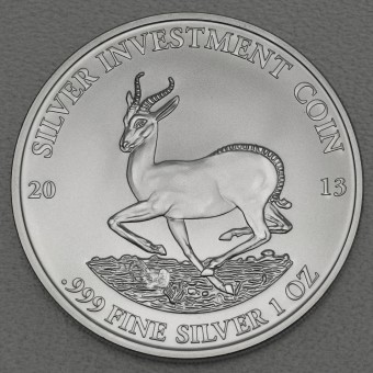 Silbermünze 1oz "Springbock" 2013 (Gabun)