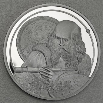 Silbermünze 1oz "Galileo" 2021 (PP) Icons of Inspiration (Niue)