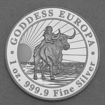 Silbermünze 1oz "Goddess Europa" 2022 (Tokelau)