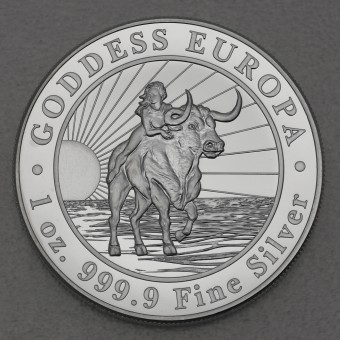 Silbermünze 1oz "Goddess Europa" 2023 (Tschad)