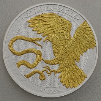 Silbermünze 1oz "Golden Eagle" 2023 (vergoldet) (Malta)