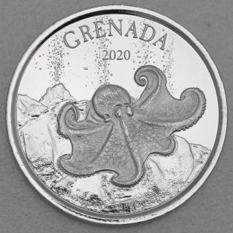 Silbermünze 1oz "Octopus" 2020 Eastern Caribbean 8 (Grenada)