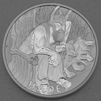 Silbermünze 1oz "Hades" 2021 Gods of Olympus 19% (Tuvalu)