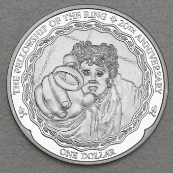Silbermünze 1oz "Herr der Ringe - Frodo" (2021) 20th Anniversary