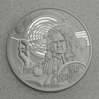 Silbermünze 1oz "Isaac Newton" 2022 Icons of Inspiration (Niue)