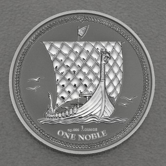 Silbermünze 1oz "Isle of Man - One Noble 2017" 