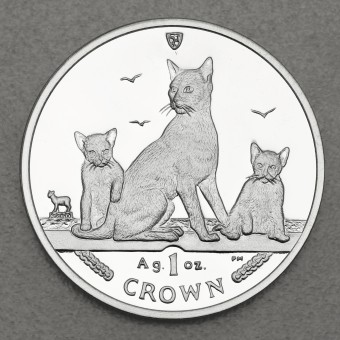 Silbermünze 1oz "Isle of Man Cats - 2016" 