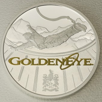 Silbermünze 1oz "James Bond-Golden Eye" 2020 Polierte Platte