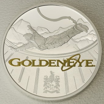 Silbermünze 1oz "Golden Eye" 2020 (PP) James Bond (Tuvalu)