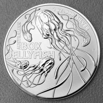 Silbermünze 1oz "Jellyfish 2023" (RAM) "Australias Most Dangerous" Serie