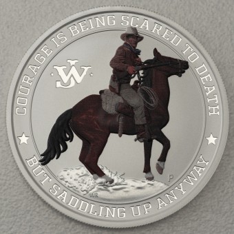 Silbermünze 1oz "John Wayne 2021" (coloriert) 