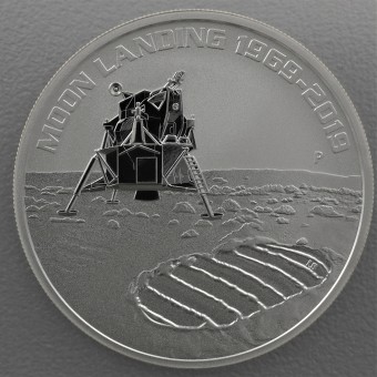 Silbermünze 1oz "Jubiläum Mondlandung" Perth Mint 