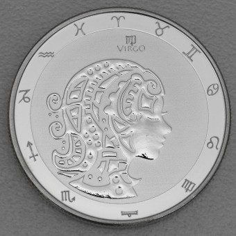 Silbermünze 1oz "Jungfrau" 2022 Virgo (Tokelau)