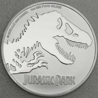 Silbermünze 1oz "Jurassic Park 2020" (Niue) 