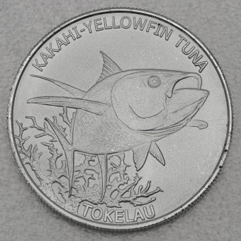 Silbermünze 1oz "Kakahi 2014" Tokelau Yellowfin Tuna  -Territory of Tokelau