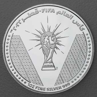 Silbermünze 1oz "FIFA World Cup Trophy" 2022 (Katar)