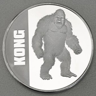 Silbermünze 1oz "King Kong 2021" (Niue) 