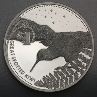 Silbermünze 1oz "Kiwi 2007" (Neuseeland) 