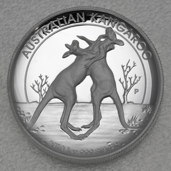 Silbermünze 1oz "Känguru" 2010 (PP/HR) (Australien)