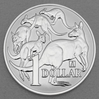 Silbermünze 1oz "Känguru" 2019 Royal Australian Mint (Australien)