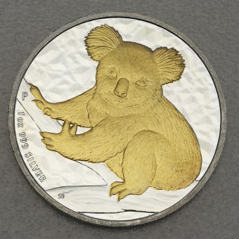 Silbermünze 1oz "Koala" 2009 (vergoldet) (Australien)