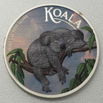 Silbermünze 1oz "Koala" 2022 (koloriert) (Australien)