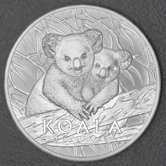 Silbermünze 1oz "Koala" 2025 Royal Australian Mint (Australien)
