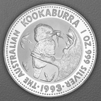 Silbermünze 1oz "Kookaburra" 1993 (Australien)