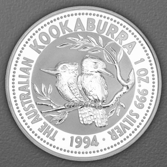 Silbermünze 1oz "Kookaburra" 1994 (Australien)