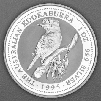 Silbermünze 1oz "Kookaburra" 1995 (Australien)