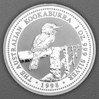 Silbermünze 1oz "Kookaburra" 1998 (Australien)