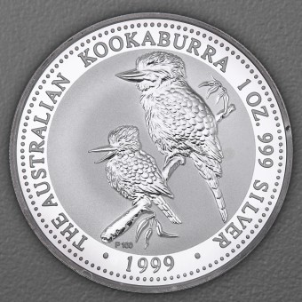 Silbermünze 1oz "Kookaburra" 1999 19% (Australien)