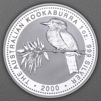 Silbermünze 1oz "Kookaburra" 2000 (Australien)
