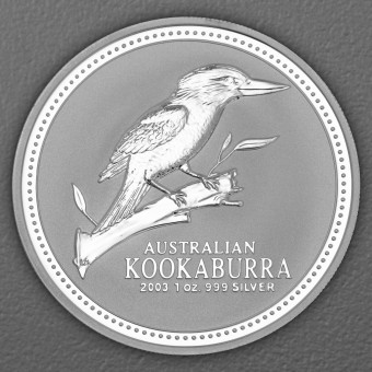 Silbermünze 1oz "Kookaburra" 2003 (Australien)