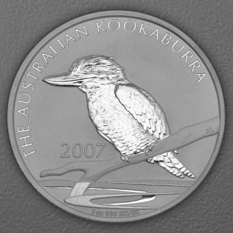 Silbermünze 1oz "Kookaburra" 2007 (Australien)