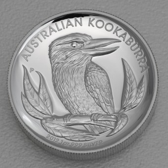 Silbermünze 1oz "Kookaburra" 2012 (PP/HR) (Australien)