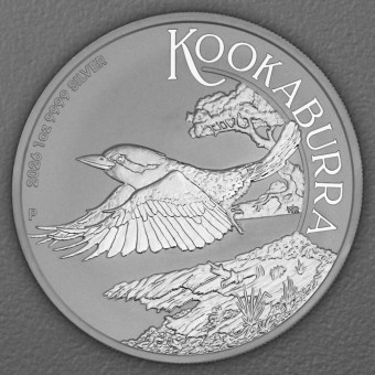 Silbermünze 1oz "Kookaburra" 2026 19% (Australien)